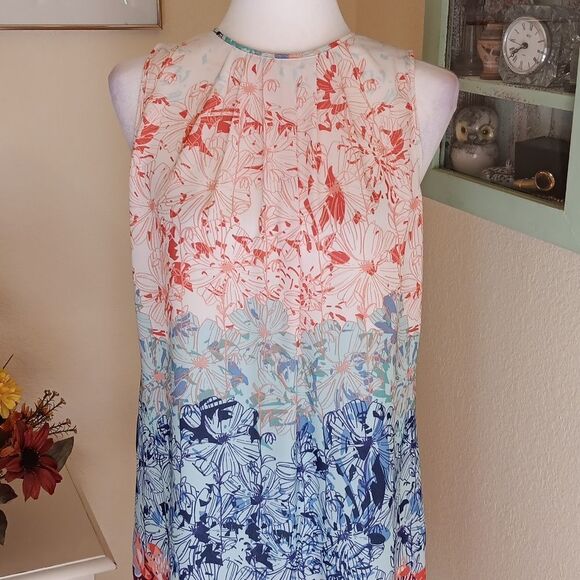 H & M Colorful Shift. Coastal Grandma,  Beachy, Cruising - Picture 2 of 12